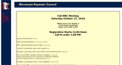Desktop Screenshot of mnrepeaters.org